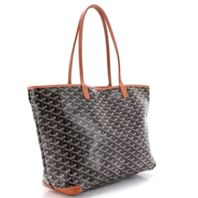 Goyard Artois Tote Coated Canvas MM Black