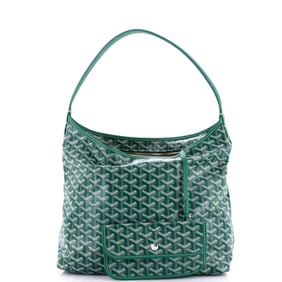 Goyard Boheme Hobo Coated Canvas Green