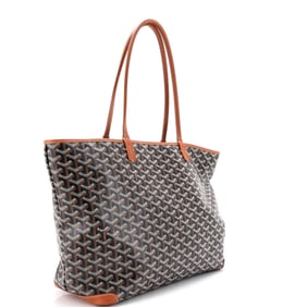 Goyard Artois Tote Coated Canvas MM Black