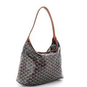 Goyard Boheme Hobo Coated Canvas Black