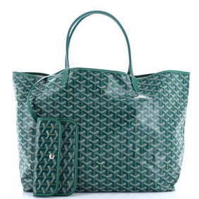 Goyard Saint Louis Tote Coated Canvas GM Green