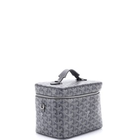 Goyard Muse Vanity Case Coated Canvas Gray