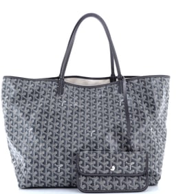 Goyard Saint Louis Tote Coated Canvas GM Metallic