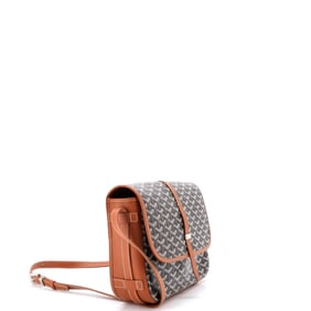 Goyard Belvedere II Messenger Bag Coated Canvas MM Black, Brown
