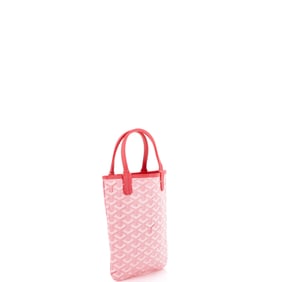 Goyard Poitiers Tote Coated Canvas Mini Pink