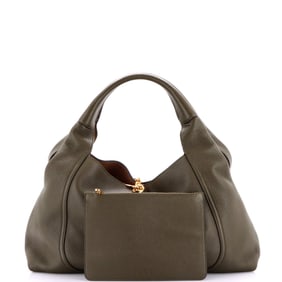 Gucci Softbit Hobo Leather Maxi Green