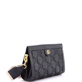 Gucci GG Shoulder Bag GG Matelasse Leather Small Black