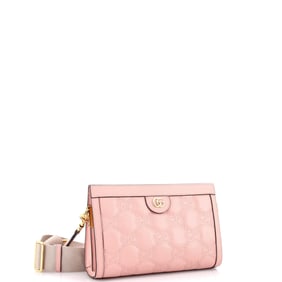Gucci GG Shoulder Bag GG Matelasse Leather Small Pink