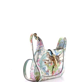 Gucci Jackie 1961 Hobo Printed Leather Small Multicolor, Neutral