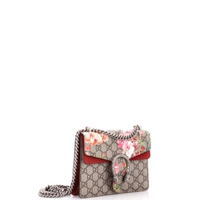 Gucci Dionysus Bag Blooms Print GG Coated Canvas Mini Brown, Print, Red
