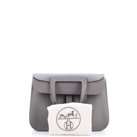 Hermes Halzan Bag Evercolor 25 Gray