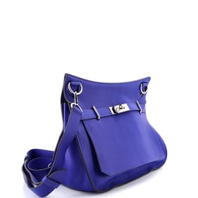 Hermes Jypsiere Bag Clemence 34 Blue