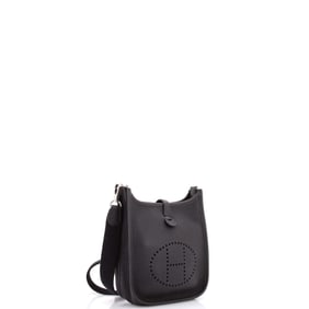 Hermes Evelyne Bag Gen III Clemence TPM Black