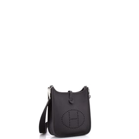 Hermes Evelyne Bag Gen III Clemence TPM Black