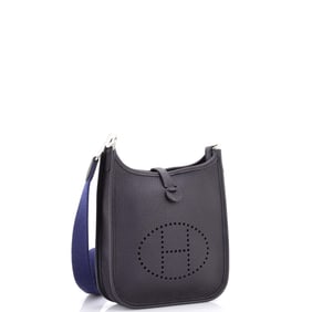 Hermes Evelyne Bag Gen III Clemence TPM Gray