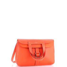 Hermes Halzan Bag Clemence 31 Orange