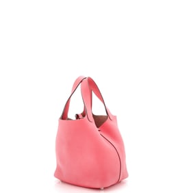 Hermes Picotin Lock Bag Clemence PM Pink
