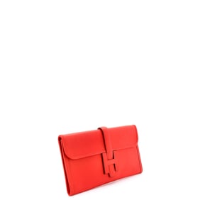 Hermes Jige Elan Clutch Swift 29 Orange