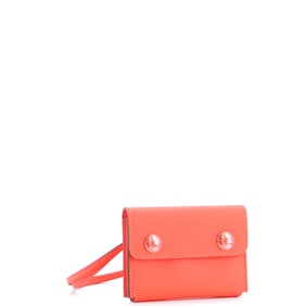 Hermes Hermesnap Card Holder Swift Orange
