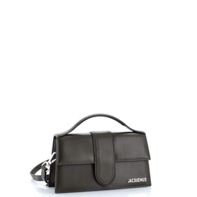 Jacquemus Le Grand Bambino Flap Bag Leather Green