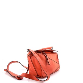 Loewe Puzzle Bag Leather Small Orange