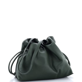 Loewe Flamenco Knot Bag Leather Large Green