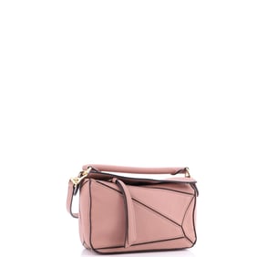 Loewe Puzzle Bag Leather Mini Neutral