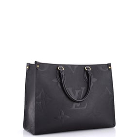 Louis Vuitton OnTheGo Tote Monogram Empreinte Giant MM Black