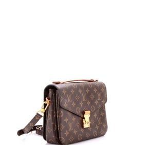 Louis Vuitton Pochette Metis Monogram Canvas East West Brown