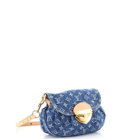 Louis Vuitton Sunset Handbag LV Remix Monogram Denim Blue