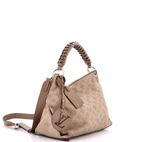 Louis Vuitton Braided Handle Beaubourg Hobo Mahina Leather MM Neutral