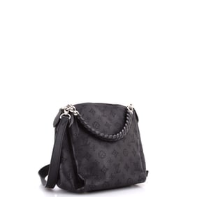Louis Vuitton Babylone Handbag Mahina Leather BB Black