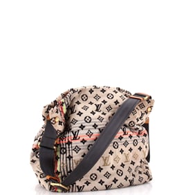 Louis Vuitton Cheche Bohemian Handbag Monogram Jacquard Neutral