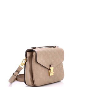 Louis Vuitton Pochette Metis Monogram Empreinte Leather Neutral