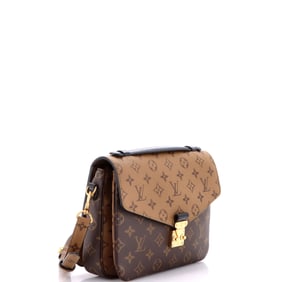 Louis Vuitton Pochette Metis Reverse Monogram Canvas Brown
