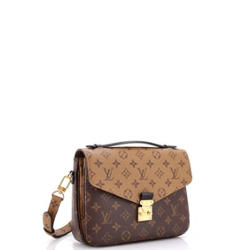 Louis Vuitton Pochette Metis Reverse Monogram Canvas Brown