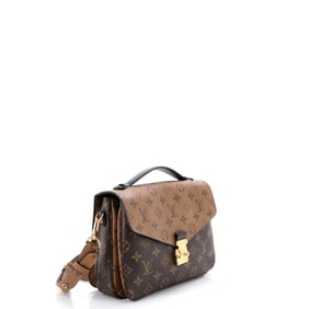 Louis Vuitton Pochette Metis Reverse Monogram Canvas Brown