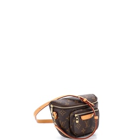 Louis Vuitton Bum Bag Monogram Canvas Mini Brown