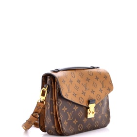 Louis Vuitton Pochette Metis Reverse Monogram Canvas Brown
