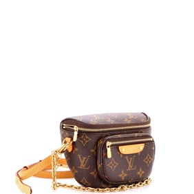 Louis Vuitton Bum Bag Monogram Canvas Mini Brown