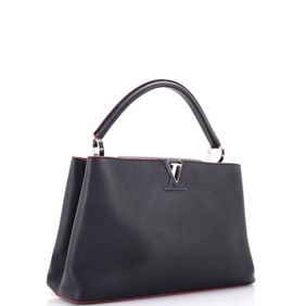 Louis Vuitton Capucines Bag Leather GM Black