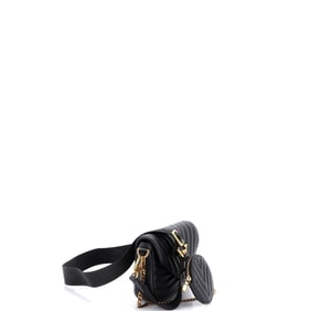 Louis Vuitton New Wave Multi Pochette Quilted Leather Black