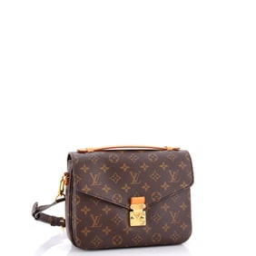 Louis Vuitton Pochette Metis Monogram Canvas Brown