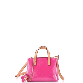 Louis Vuitton Reade NM Handbag Monogram Vernis PM Pink
