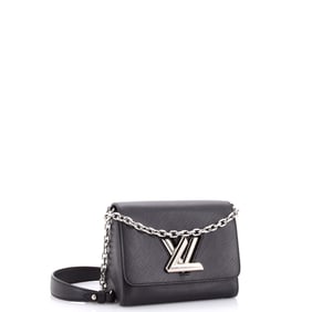 Louis Vuitton Twist Handbag Epi Leather PM Black
