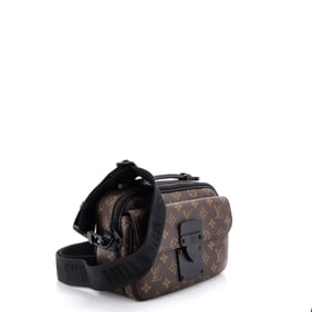 Louis Vuitton S Lock Messenger Bag Macassar Monogram Canvas Brown