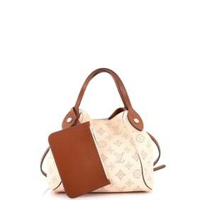 Louis Vuitton Hina Handbag Mahina Leather PM Neutral