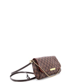 Louis Vuitton Favorite Handbag Damier MM Brown
