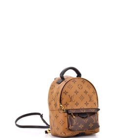 Louis Vuitton Palm Springs Backpack Reverse Monogram Canvas Mini Brown