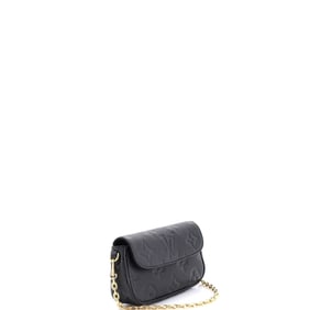 Louis Vuitton Ivy Wallet on Chain Monogram Empreinte Giant Black